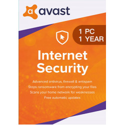 Avast Internet Security - 3 PC / 1 Year