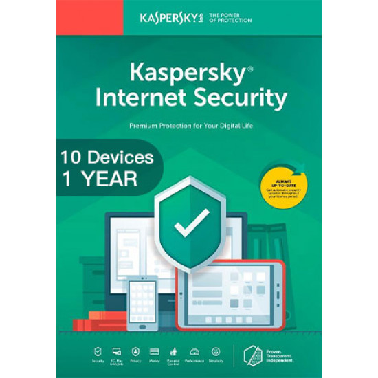 Kaspersky Internet Security Multi Device - 10 Devices -1 Year