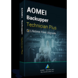 AOMEI Backupper Technician Plus + Lifetime Free Upgrades Key Global