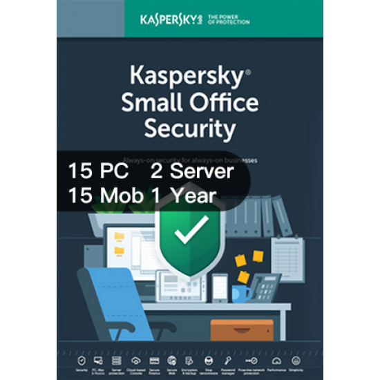 Kaspersky SMALL Office Security Version 6 15PC 15Mob 2Server / I Year