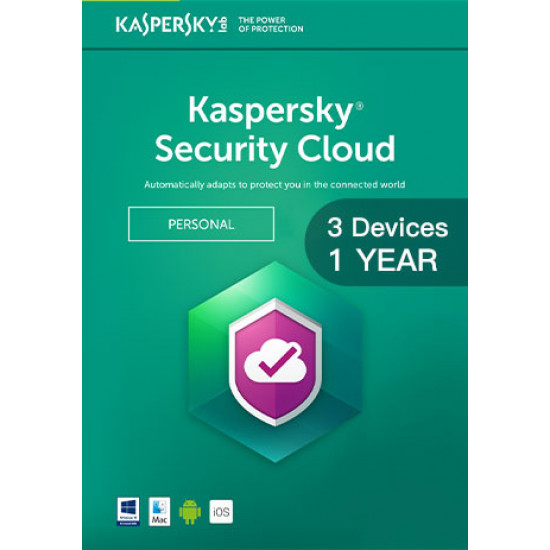 Kaspersky Security Cloud - 3 Devices - 1 Year