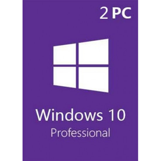 Windows 10 Pro Professional CD-KEY (32/64 Bit) (2 PC)