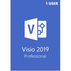 Microsoft Visio Professional 2019 1 User