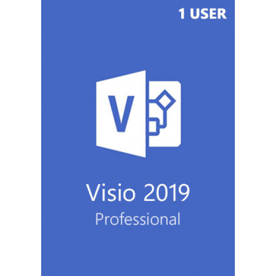 Microsoft Visio Professional 2019 1 User