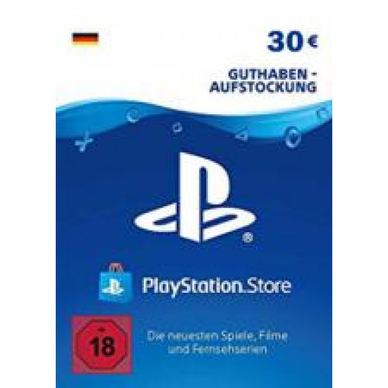 PSN 30 EUR / PlayStation Network Gift Card DE Store