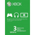 Microsoft Xbox Live 3 month Gold Subscription Card Xbox 360/Xbox One