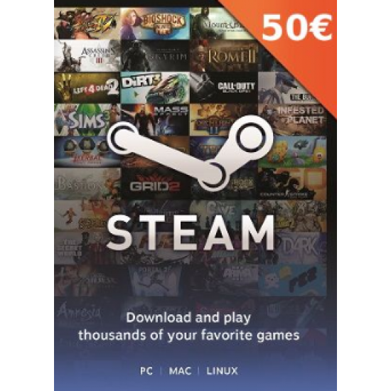Steam Game Card 50 EUR